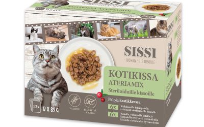 Kissojen täysravinnot ja Sissi märkäruoka